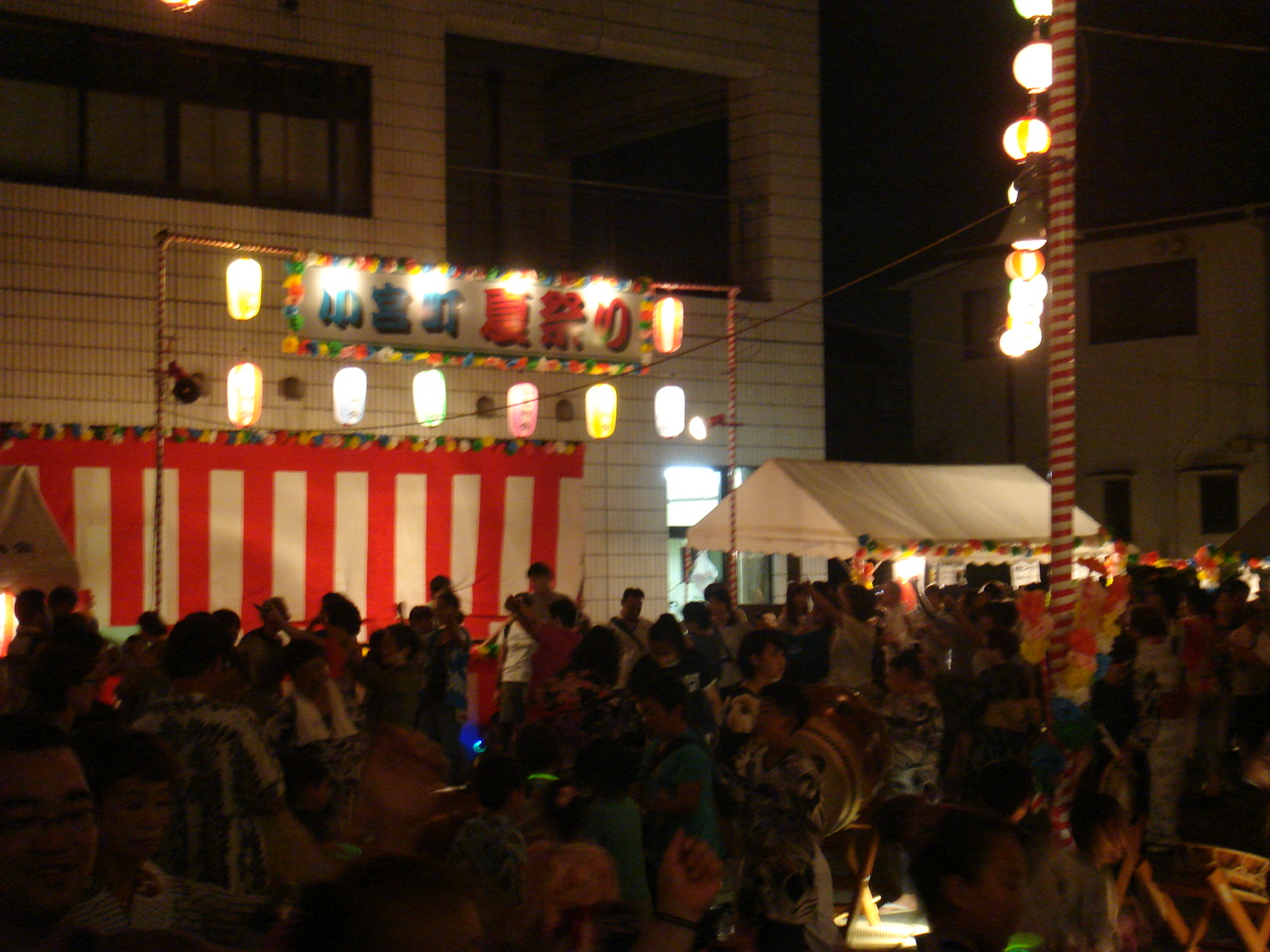 小宮町の夏祭りです