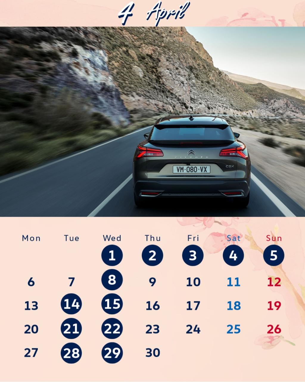 4月営業日のお知らせです。